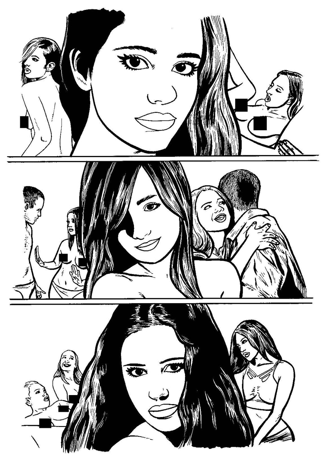 Jungle Captive Winter Special #1 - Page 10 - Original Art