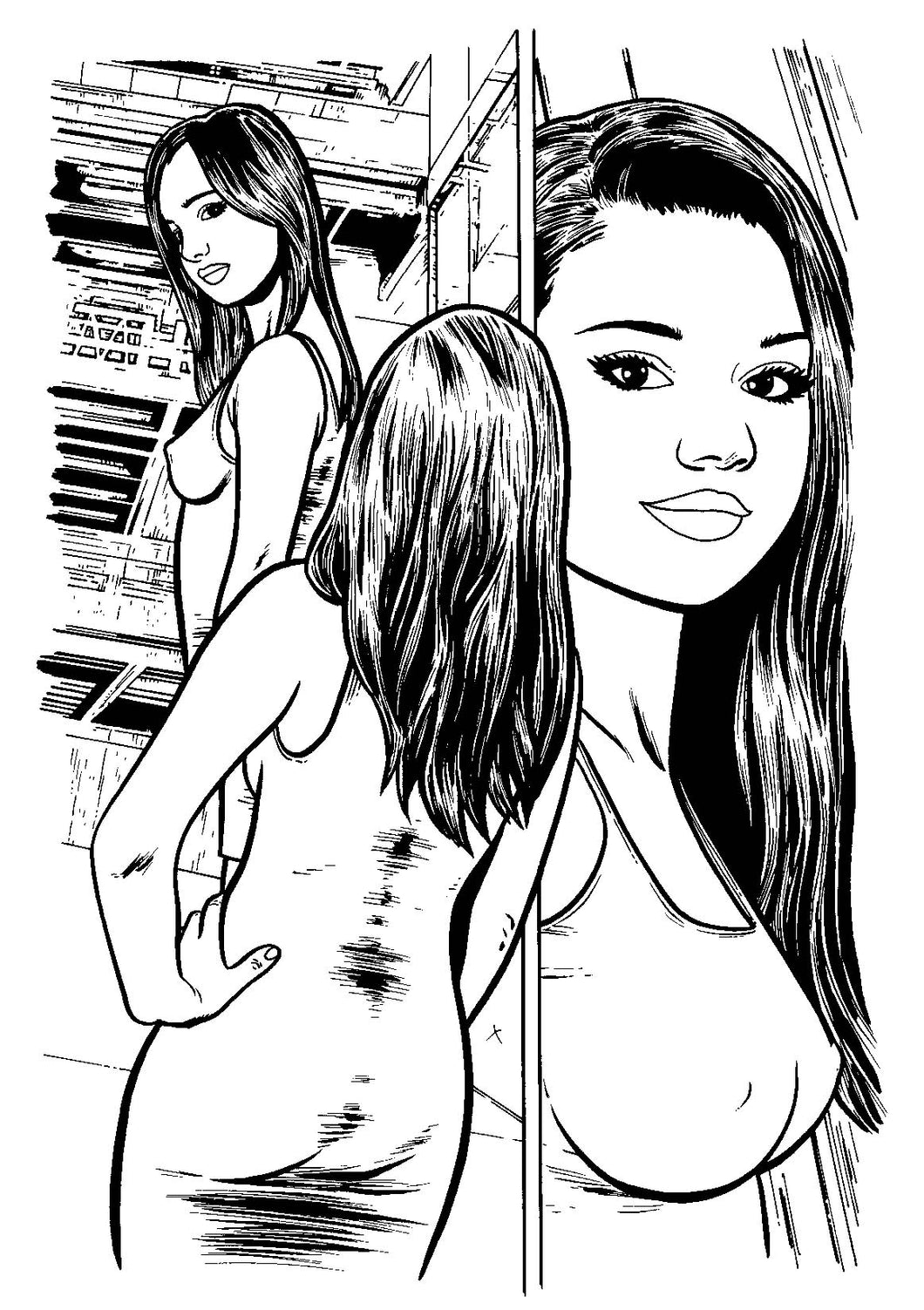 Jungle Captive Brave New World #1 - Page 10 - Original Art