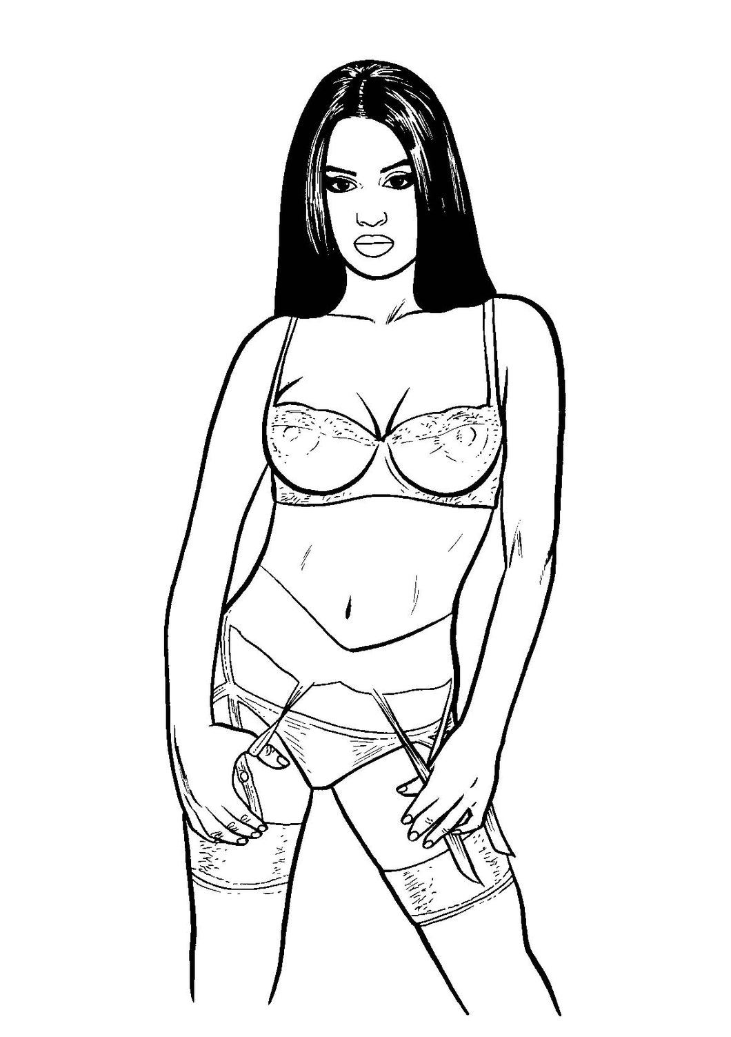 Model Behavior Title Page 11 - Original Art