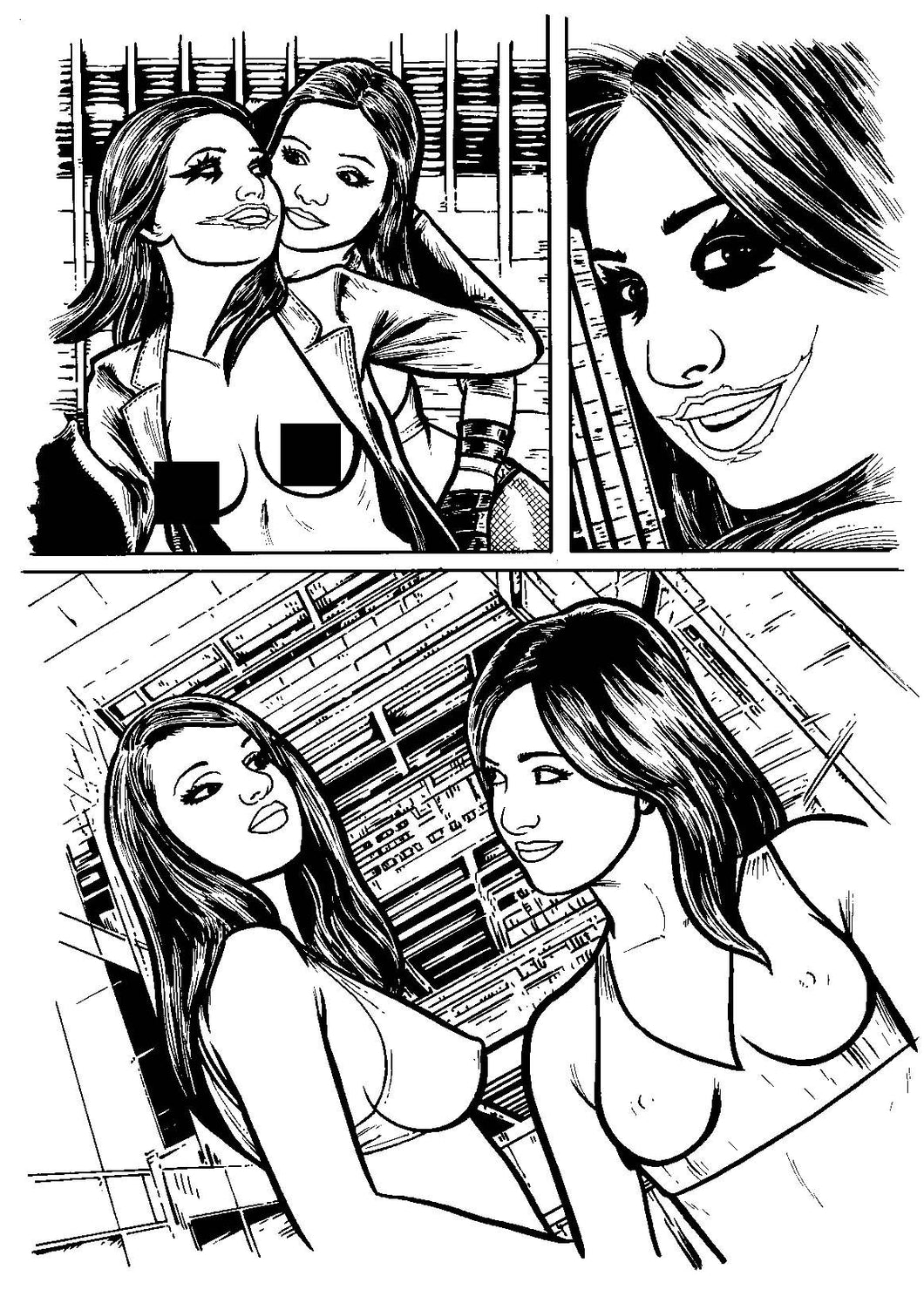 Jungle Captive Brave New World #1 - Page 12 - Original Art