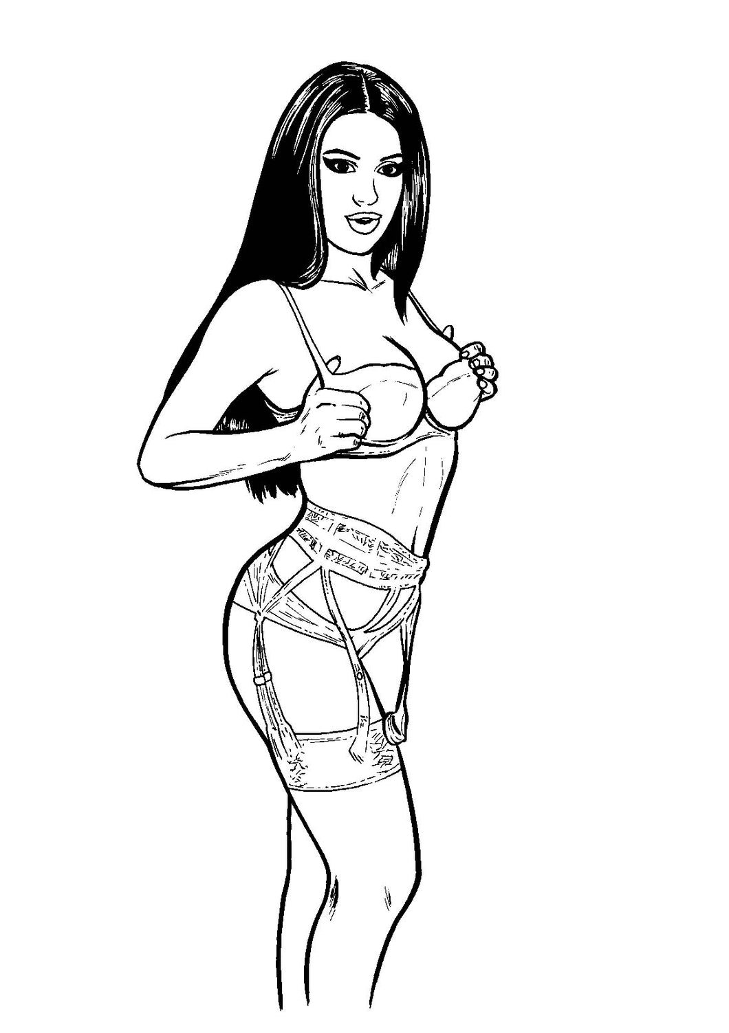 Model Behavior Title Page 13 - Original Art