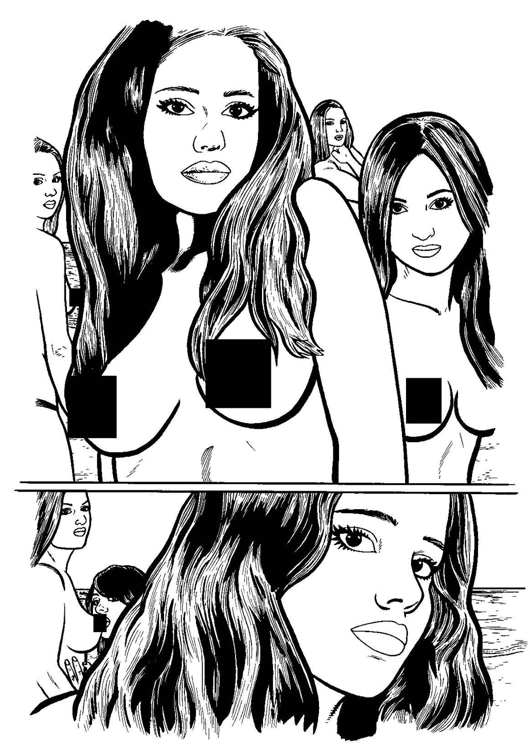 Jungle Captive Winter Special #1 - Page 14 - Original Art