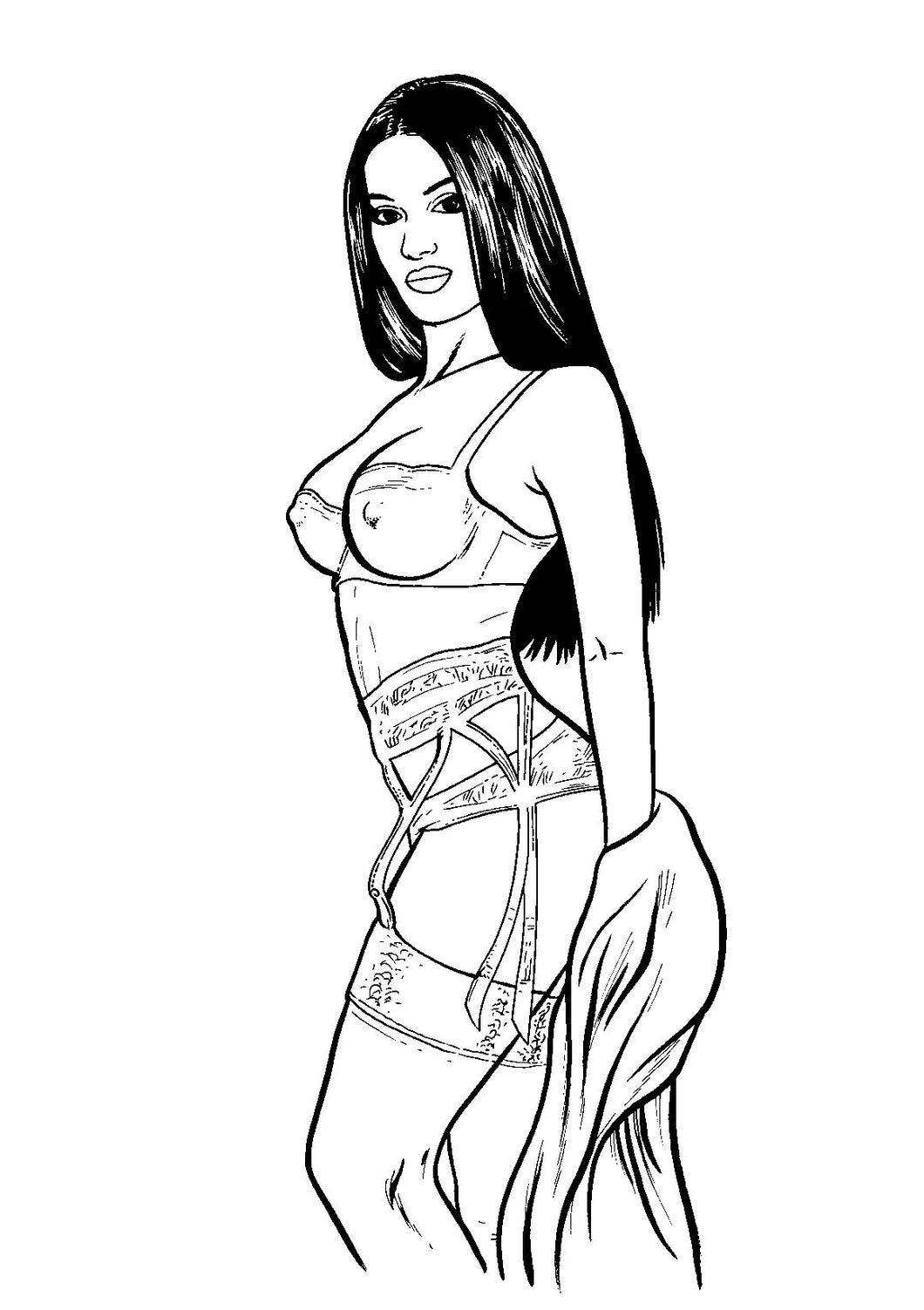 Model Behavior Title Page 14 - Original Art