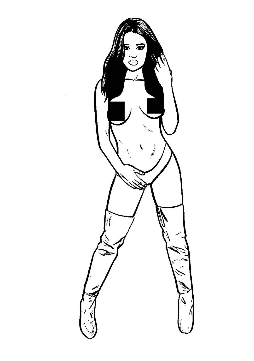 Model Behavior Title Page 15 - Original Art