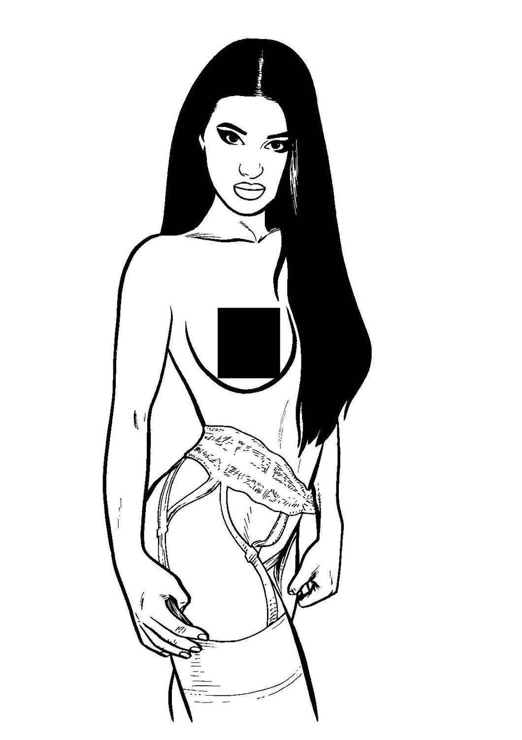 Model Behavior Title Page 16 - Original Art