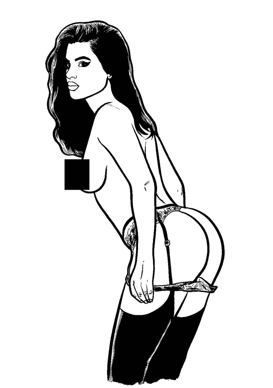 Model Behavior Title Page 17 - Original Art