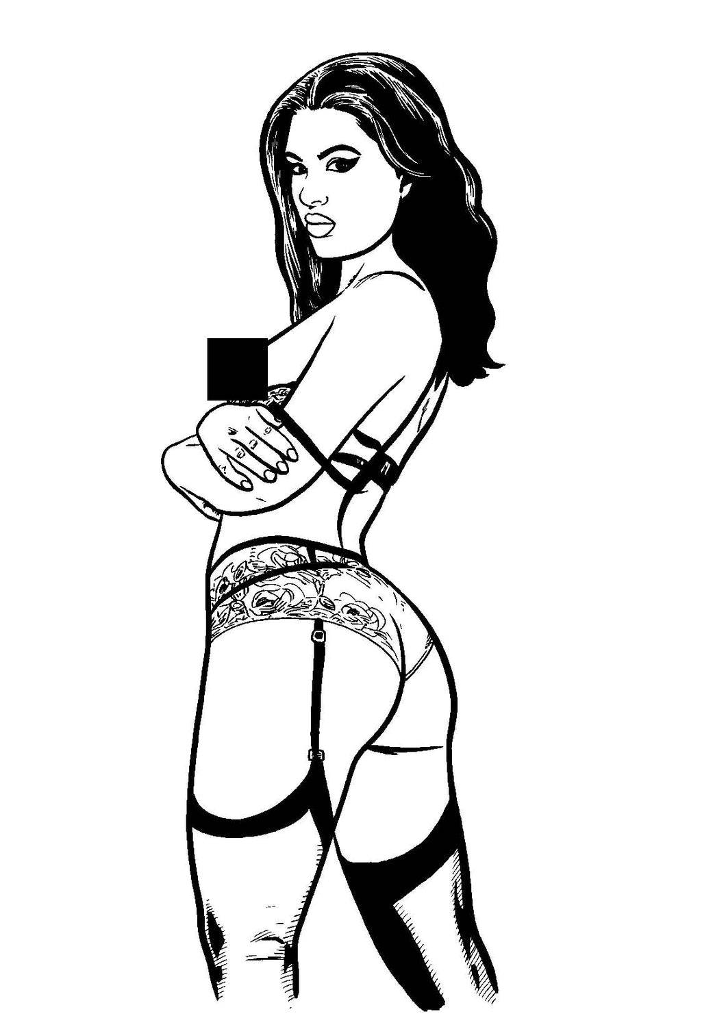 Model Behavior Title Page 18 - Original Art