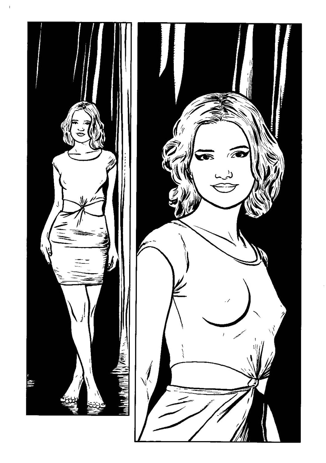 Model Behavior #5 - Page 1 - Original Art