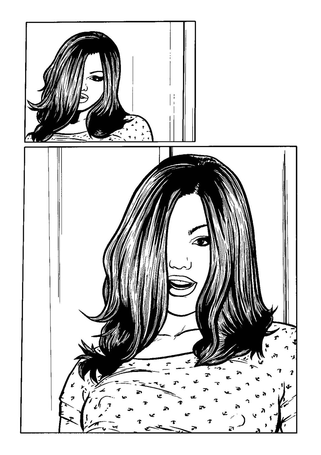 Model Behavior Bad Girls Special #1 - Page 1 - Original Art