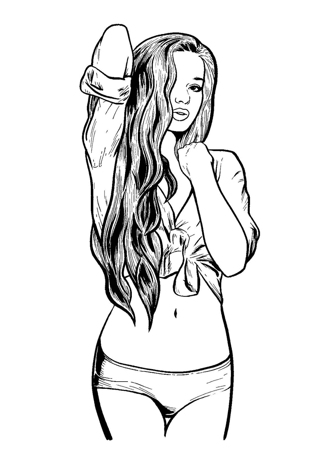 Model Behavior #4 - Page 1 - Original Art