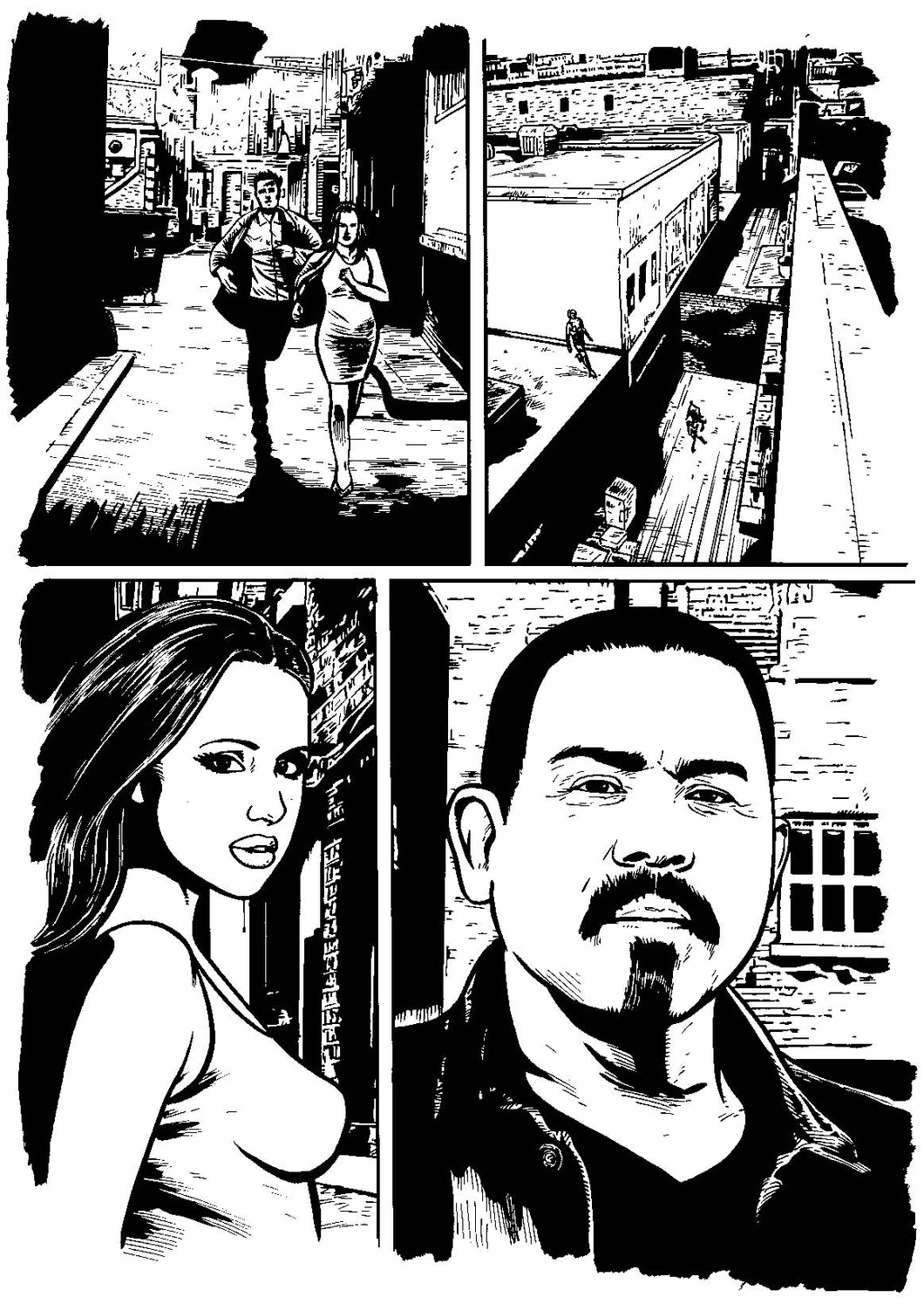 Bad Girl Comics Anthology: Porcelain - Page 1 - Original Art