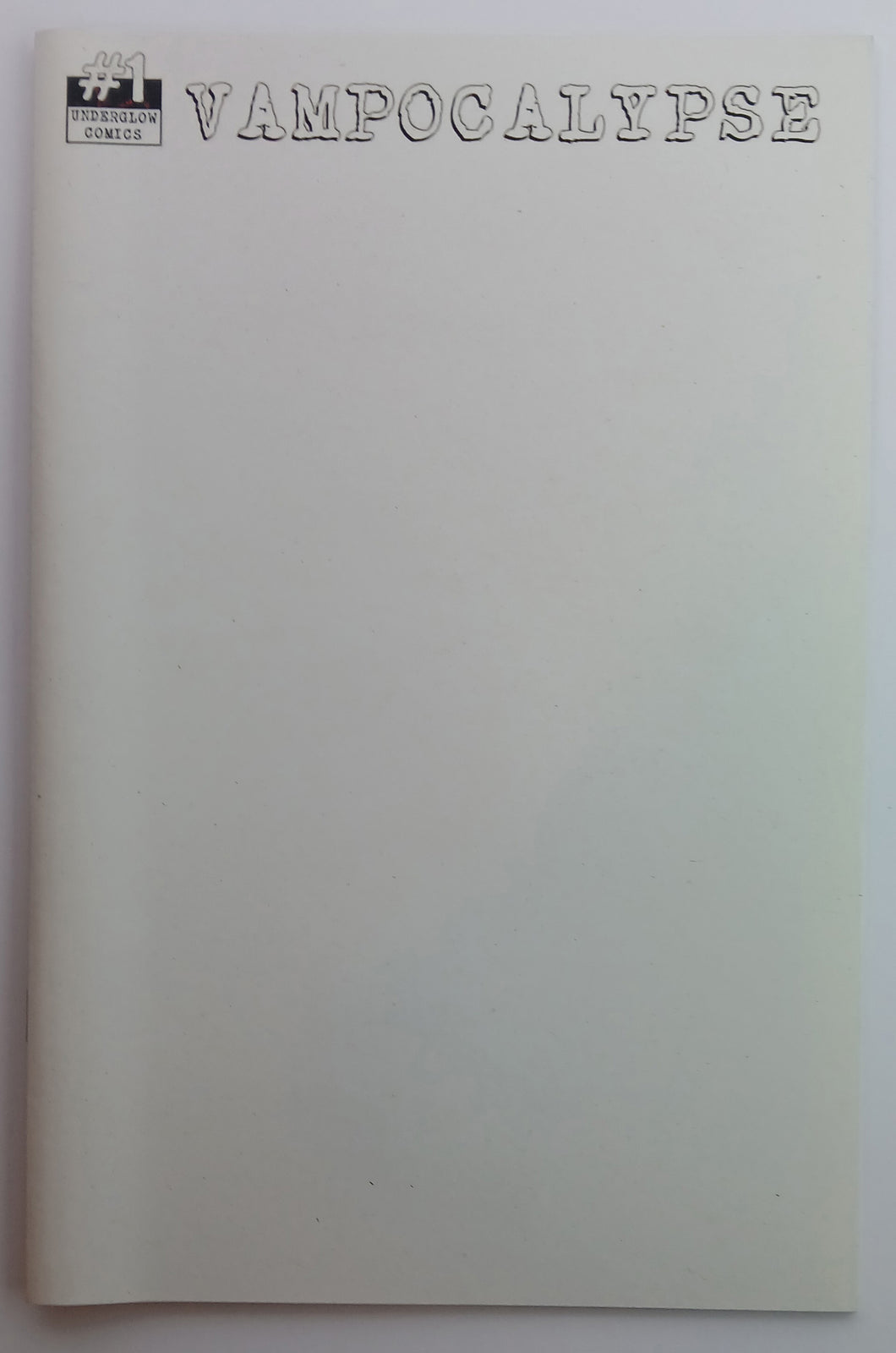 Vampocalypse #1 Blank Variant - 1st printing