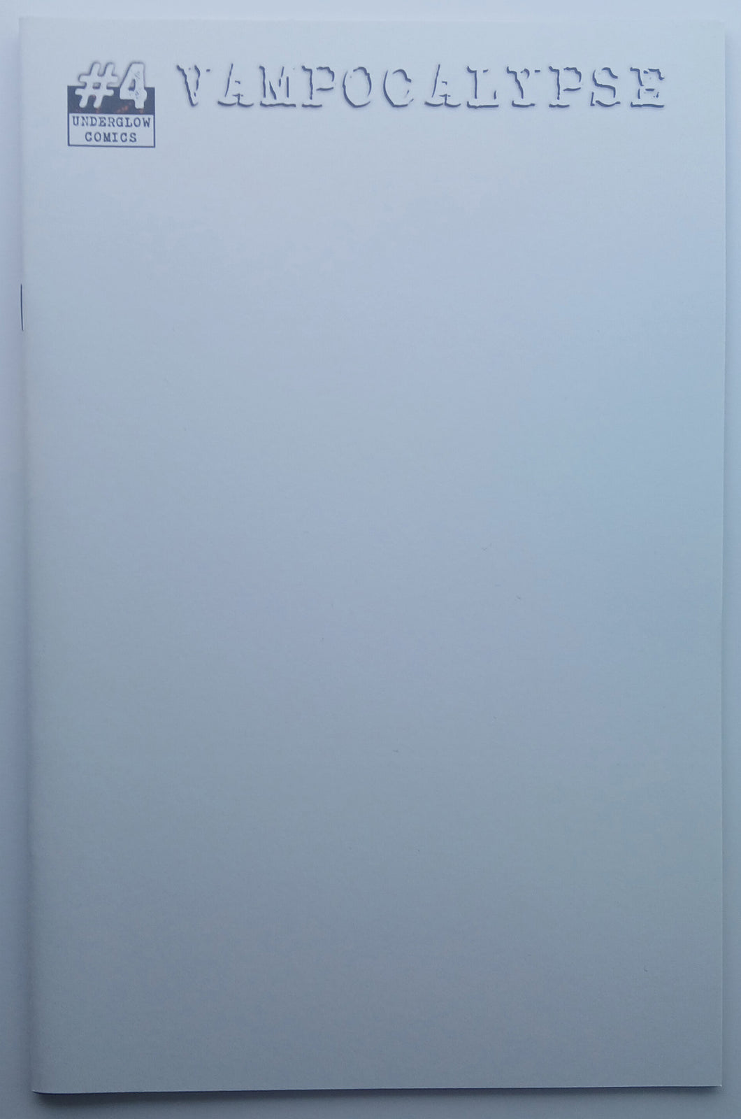 Vampocalypse #4 Blank Variant - 1st printing