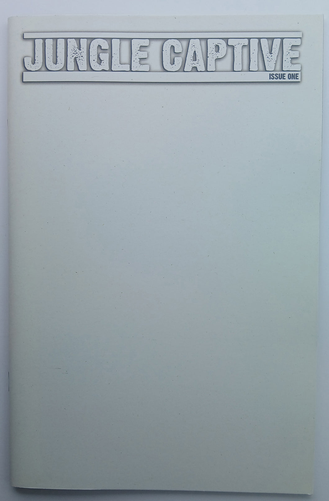 Jungle Captive #1 - Blank Variant - 1st printing