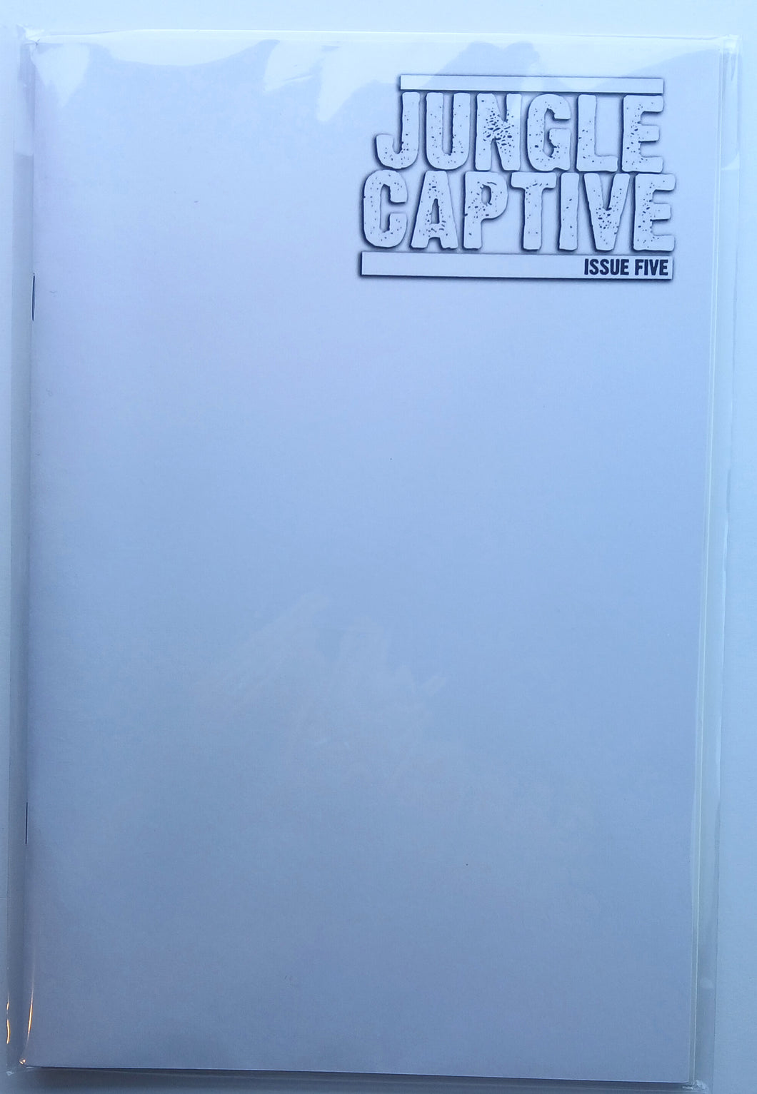 Jungle Captive #5 - Blank Variant - 1st printing