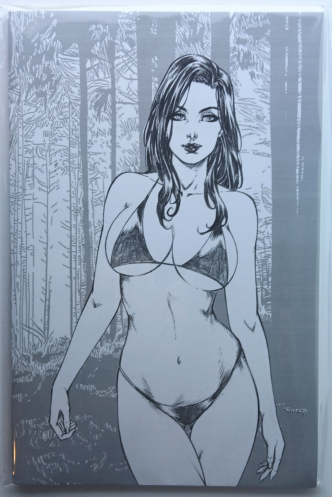 Jungle Captive #3 - B&W Connecting Cover Variant - 1st printing