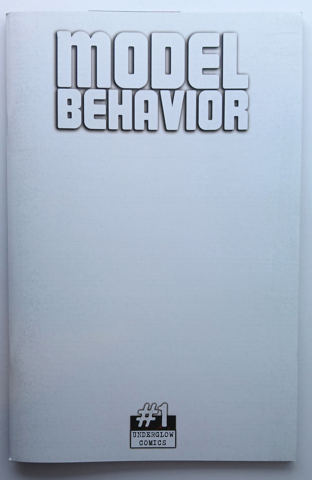 Model Behavior #1 - Blank Variant - 1st printing