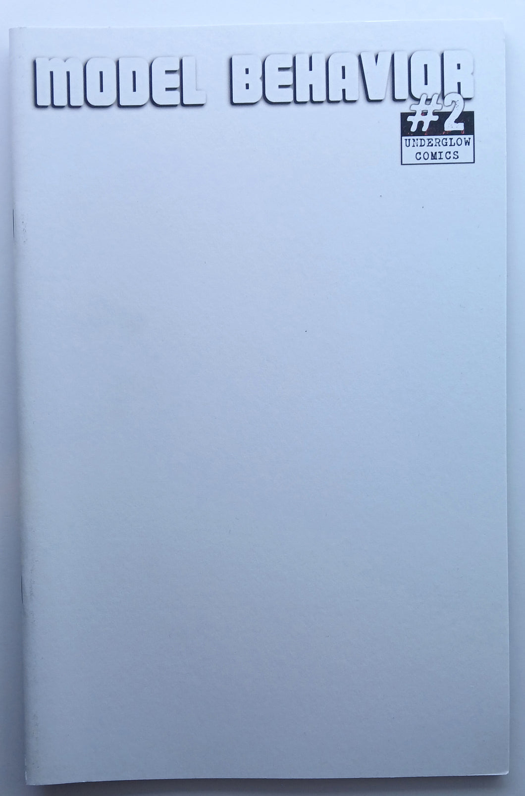 Model Behavior #2 - Blank Variant - 1st printing