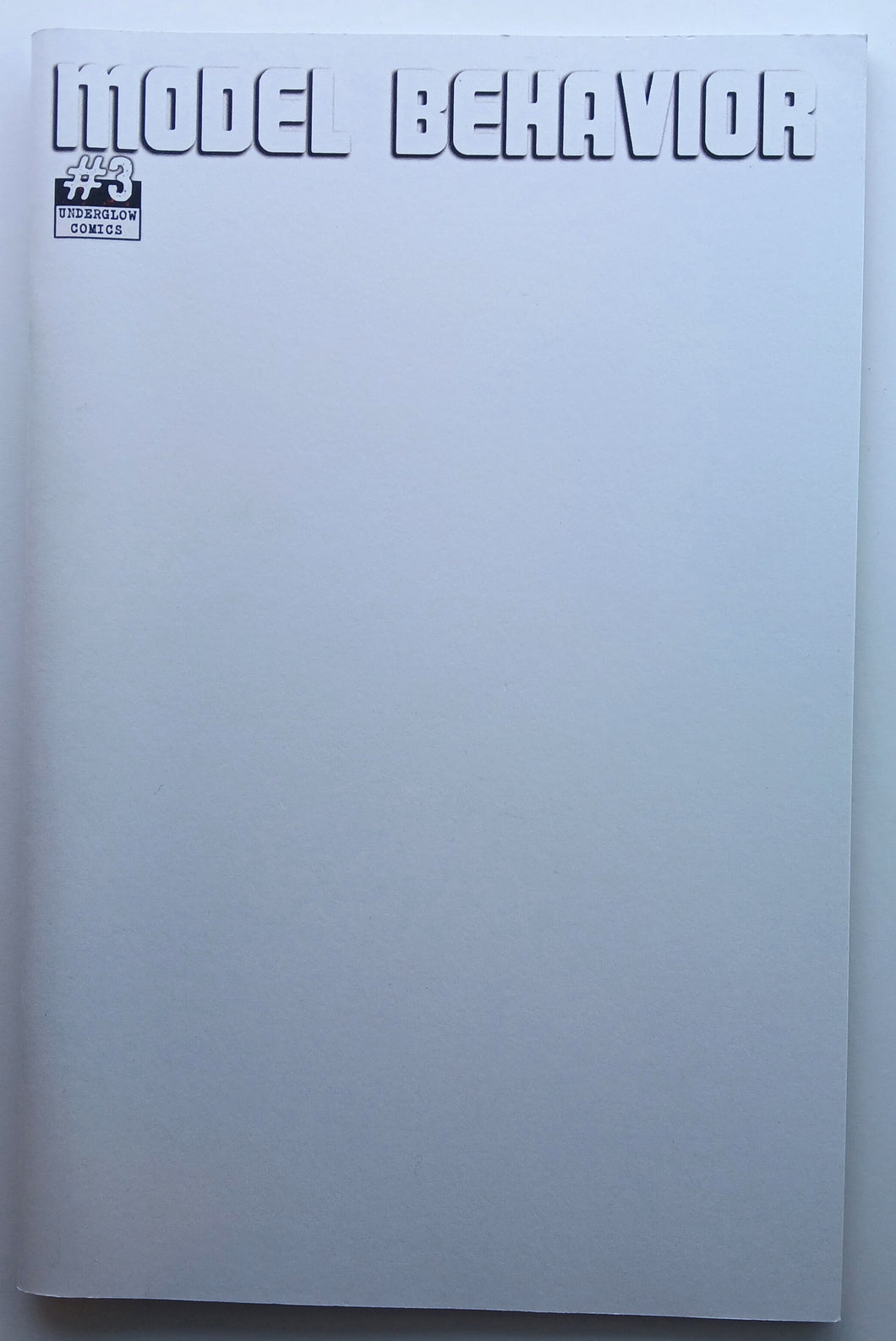 Model Behavior #3 - Blank Variant - 1st printing