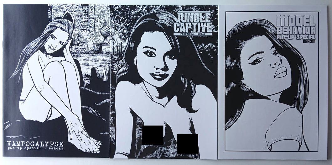 Vampocalypse, Jungle Captive & Model Behavior Pin-Up Specials Ashcan Set