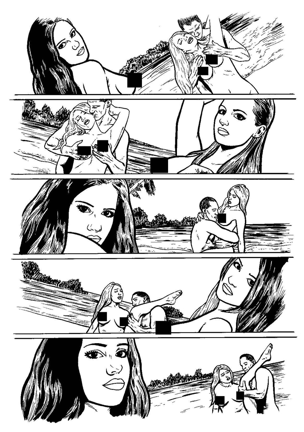 Jungle Captive Winter Special #1 - Page 21 - Original Art