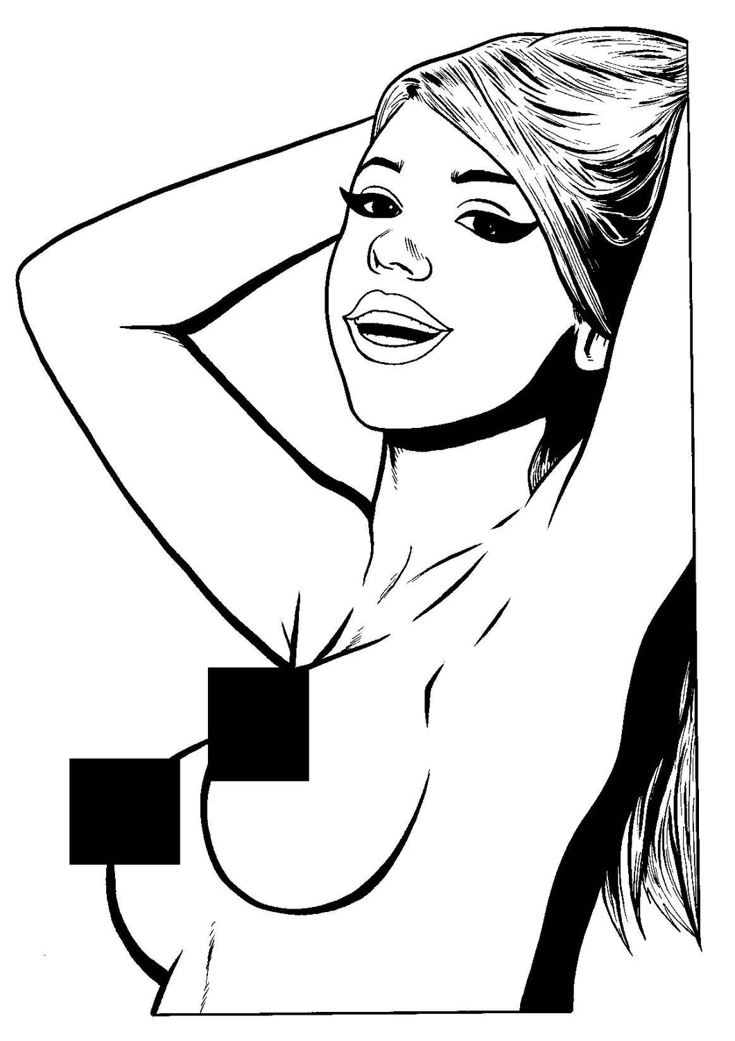 Model Behavior #3 - Page 28 - Original Art