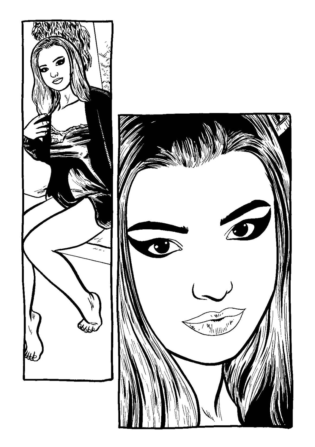 Model Behavior #7 - Page 2 - Original Art