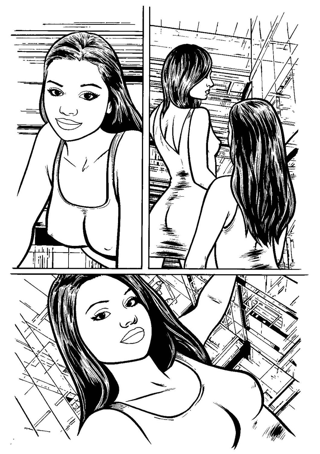 Jungle Captive Brave New World #1 - Page 2 - Original Art