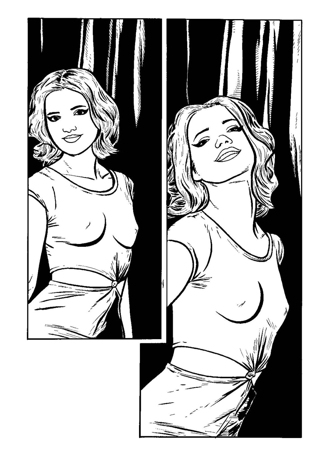 Model Behavior #5 - Page 2 - Original Art