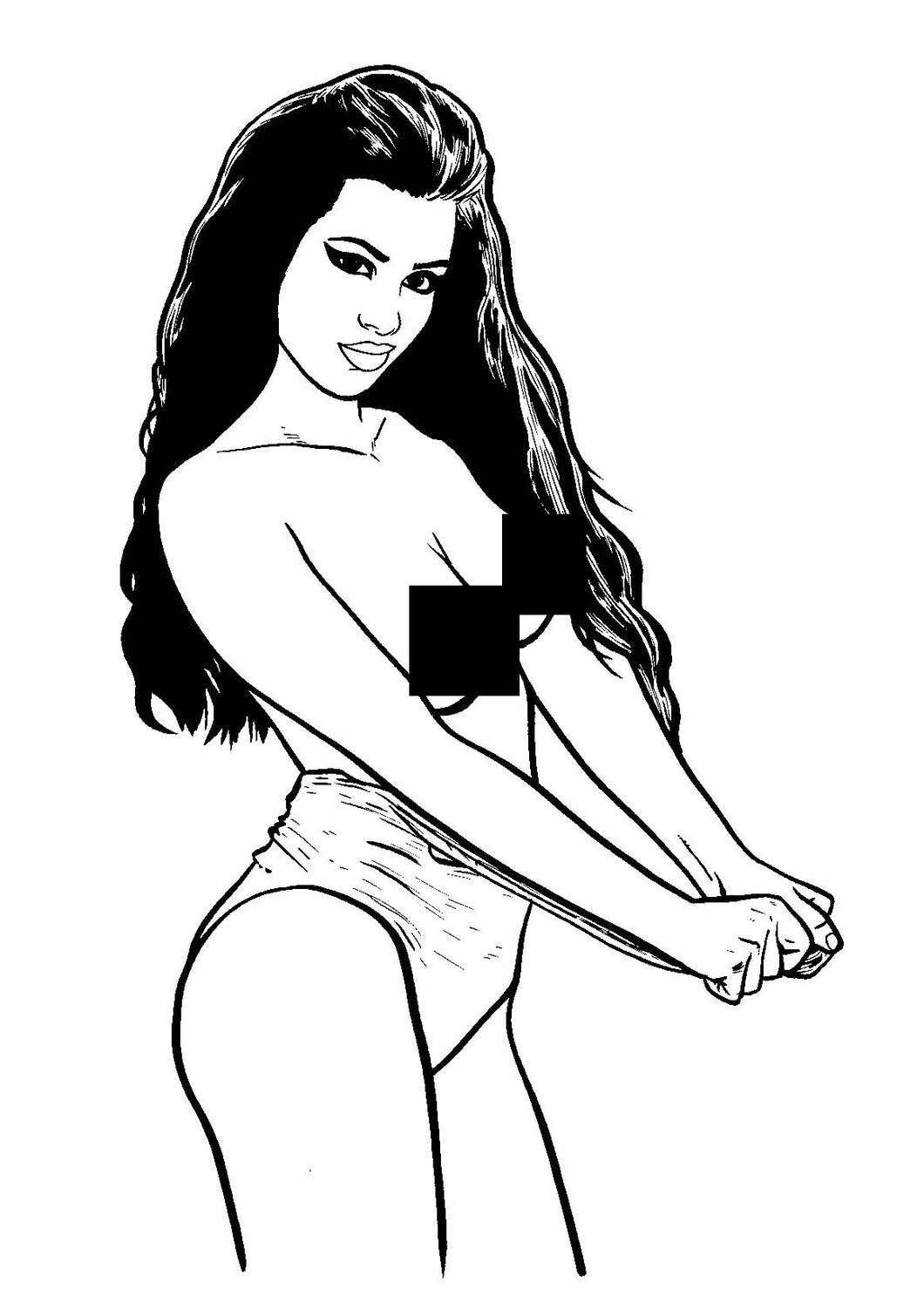 Model Behavior Title Page 3 - Original Art