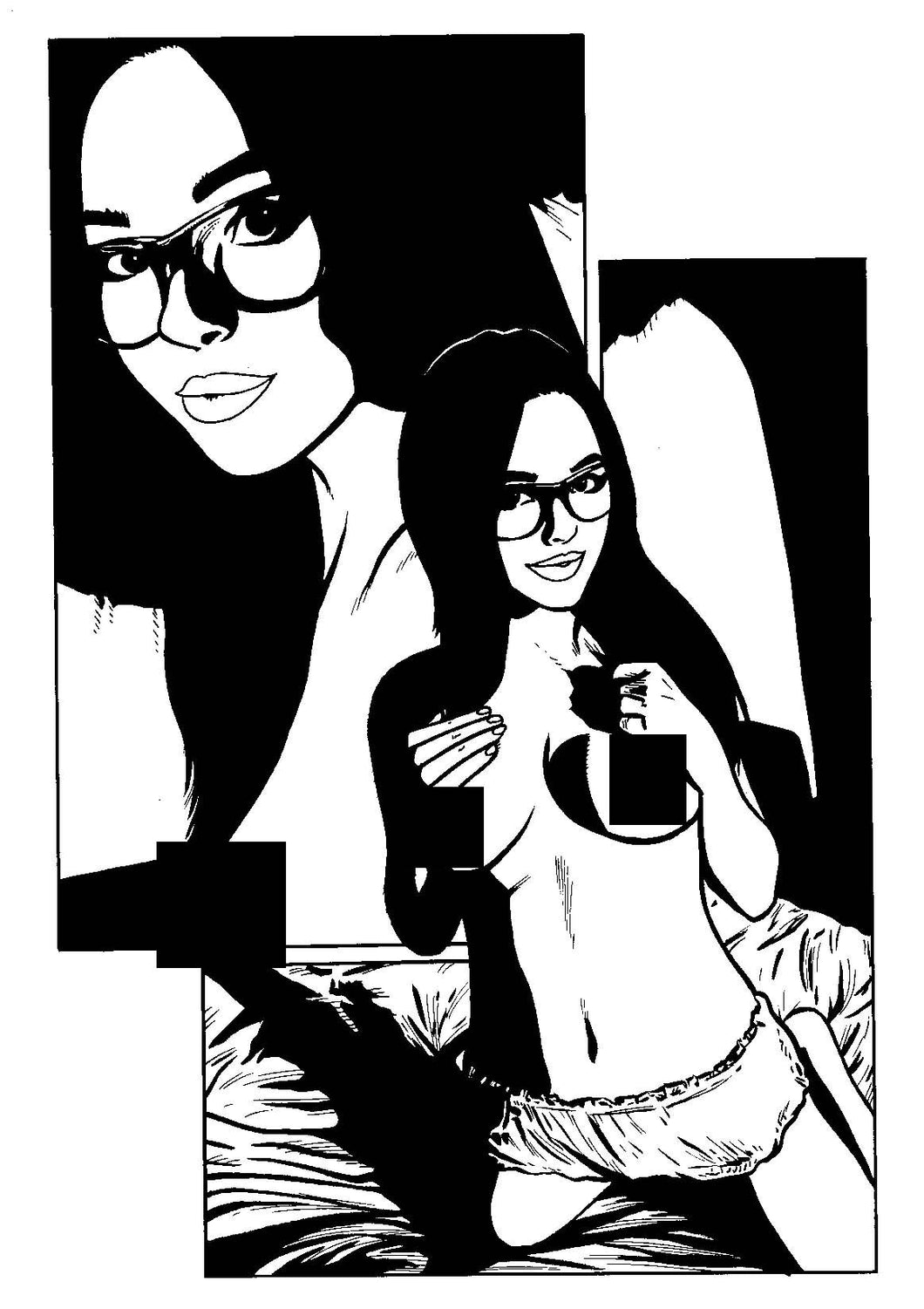 Model Behavior #3 - Page 41 - Original Art