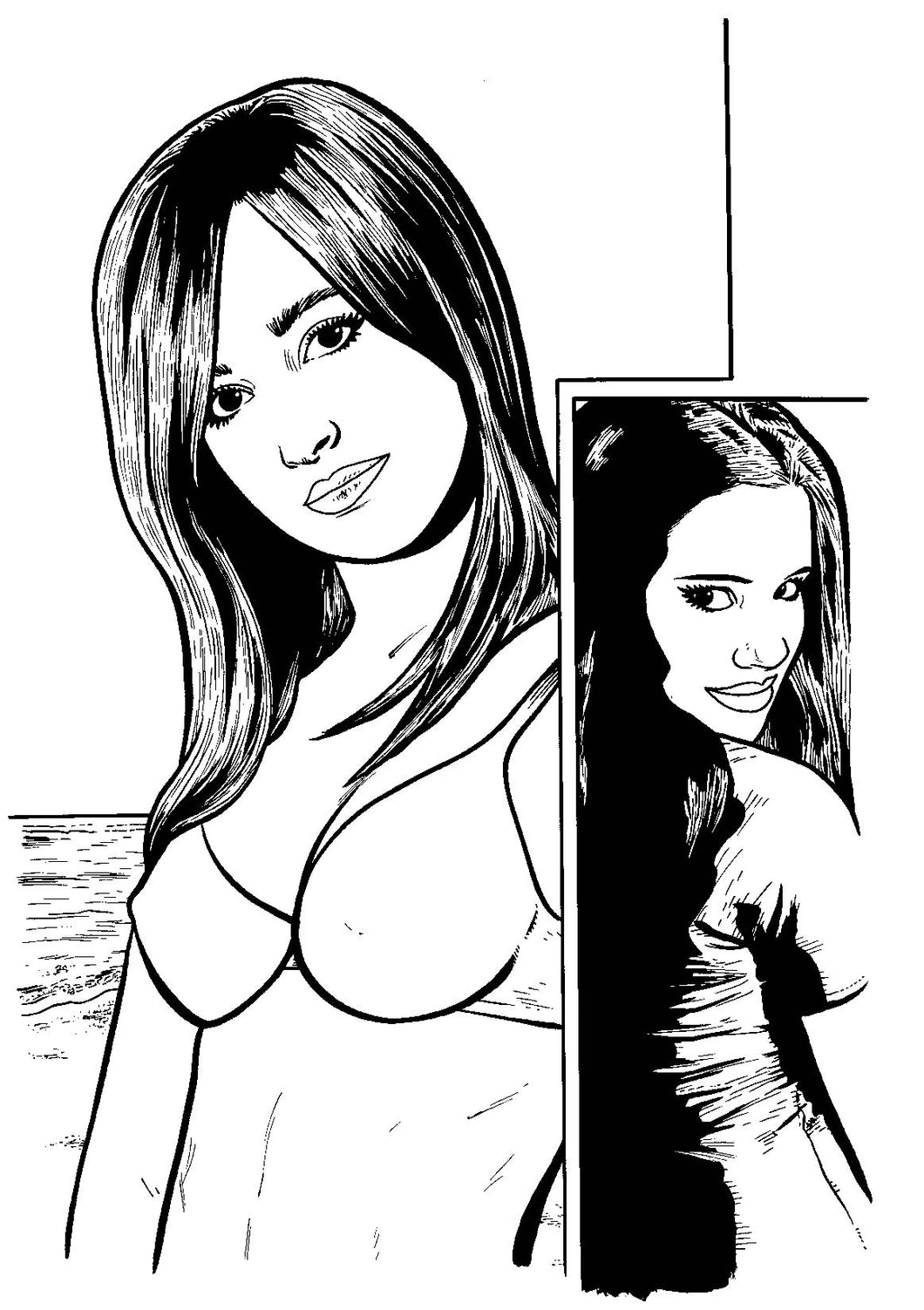 Jungle Captive Winter Special #1 - Page 4 - Original Art