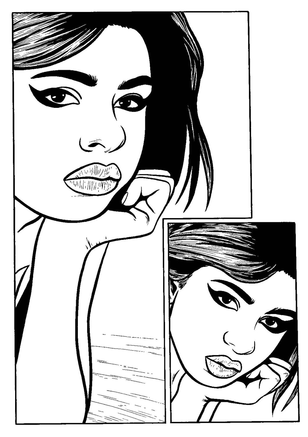 Model Behavior #9 - Page 4 - Original Art