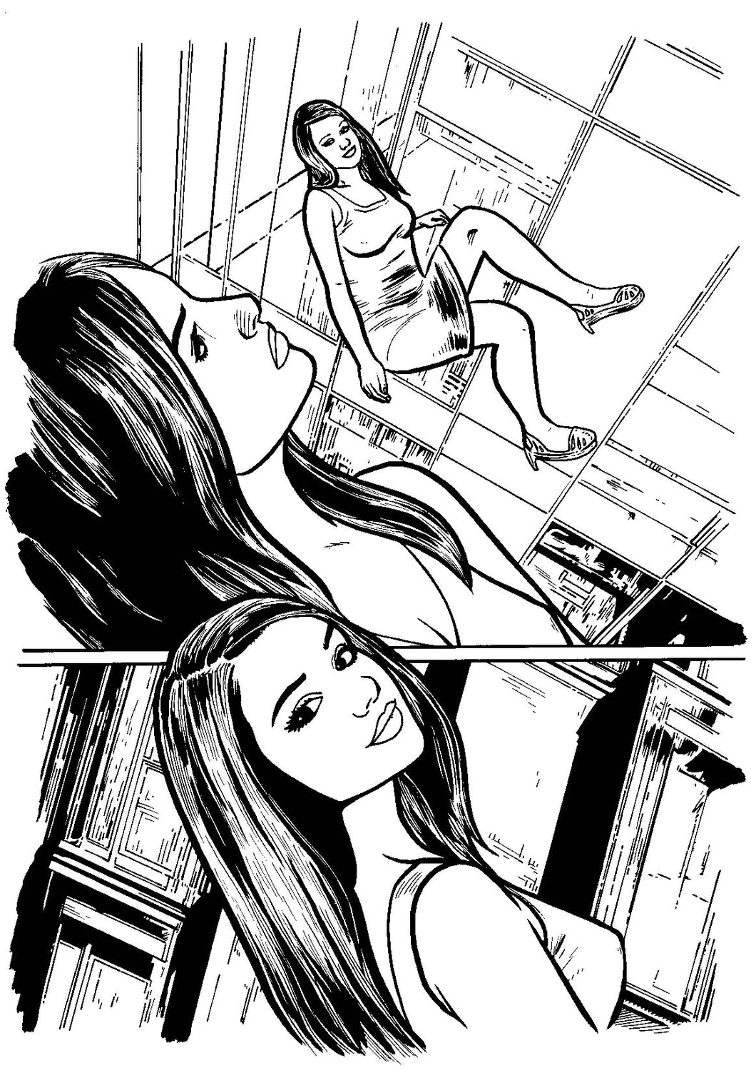 Jungle Captive Brave New World #1 - Page 4 - Original Art