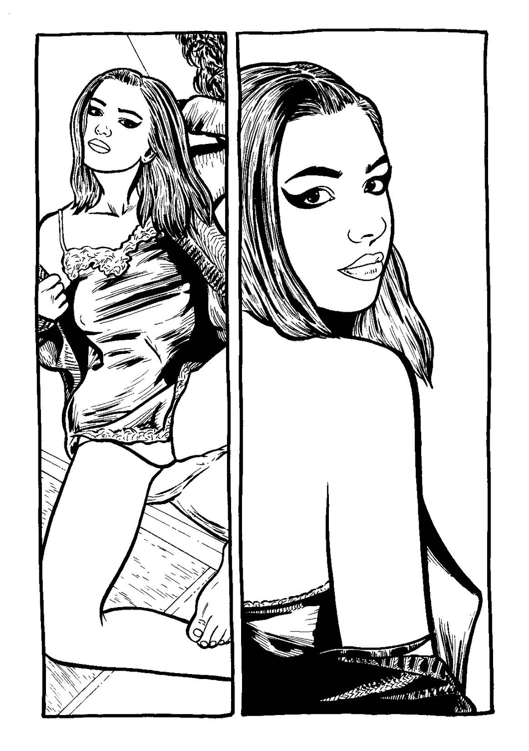 Model Behavior #7 - Page 4 - Original Art
