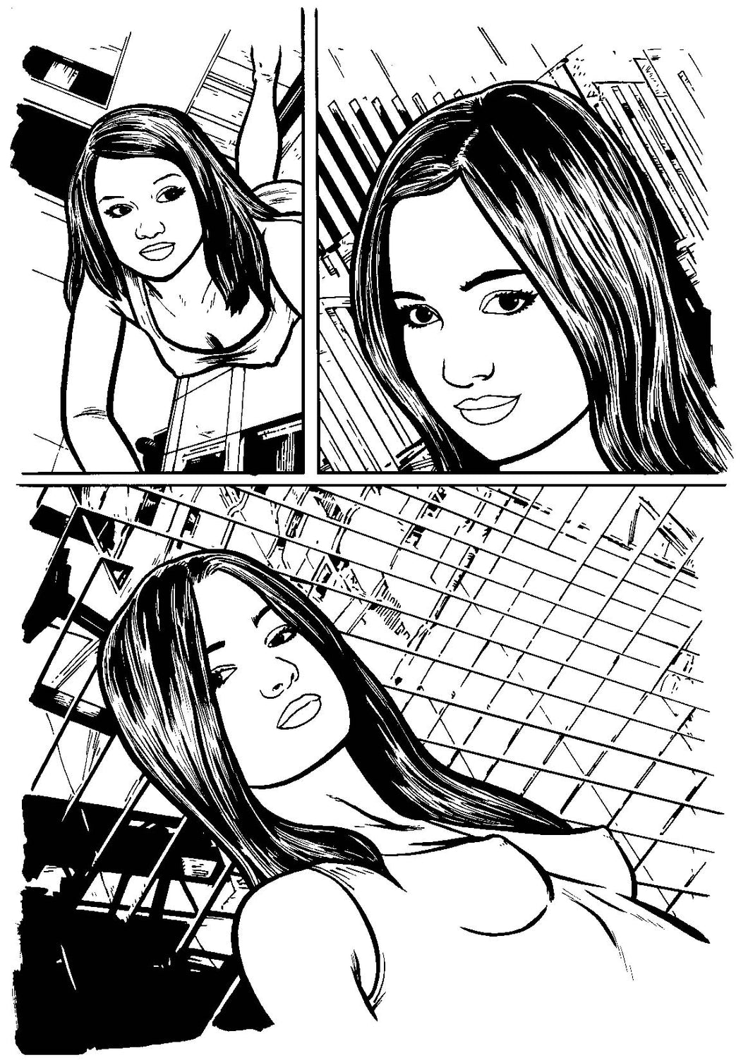 Jungle Captive Brave New World #1 - Page 5 - Original Art
