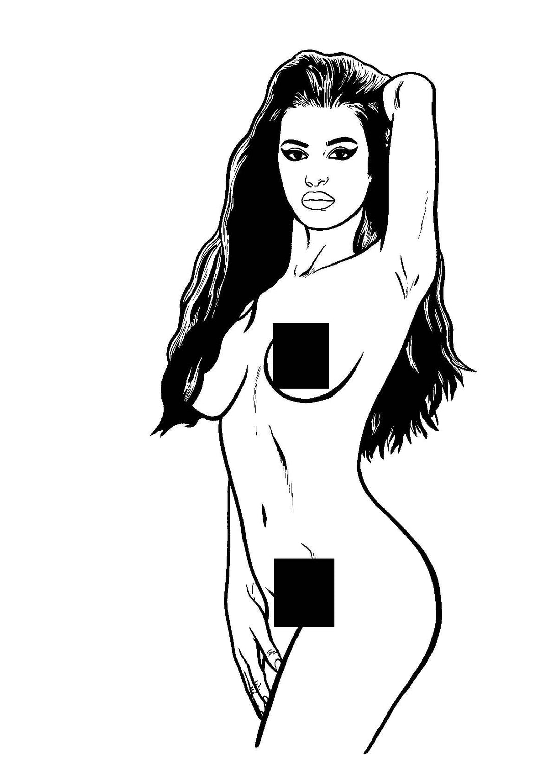 Model Behavior Title Page 5 - Original Art