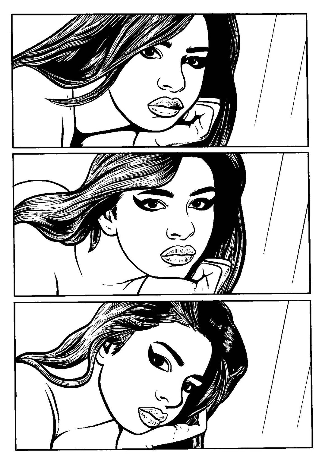Model Behavior #9 - Page 5 - Original Art