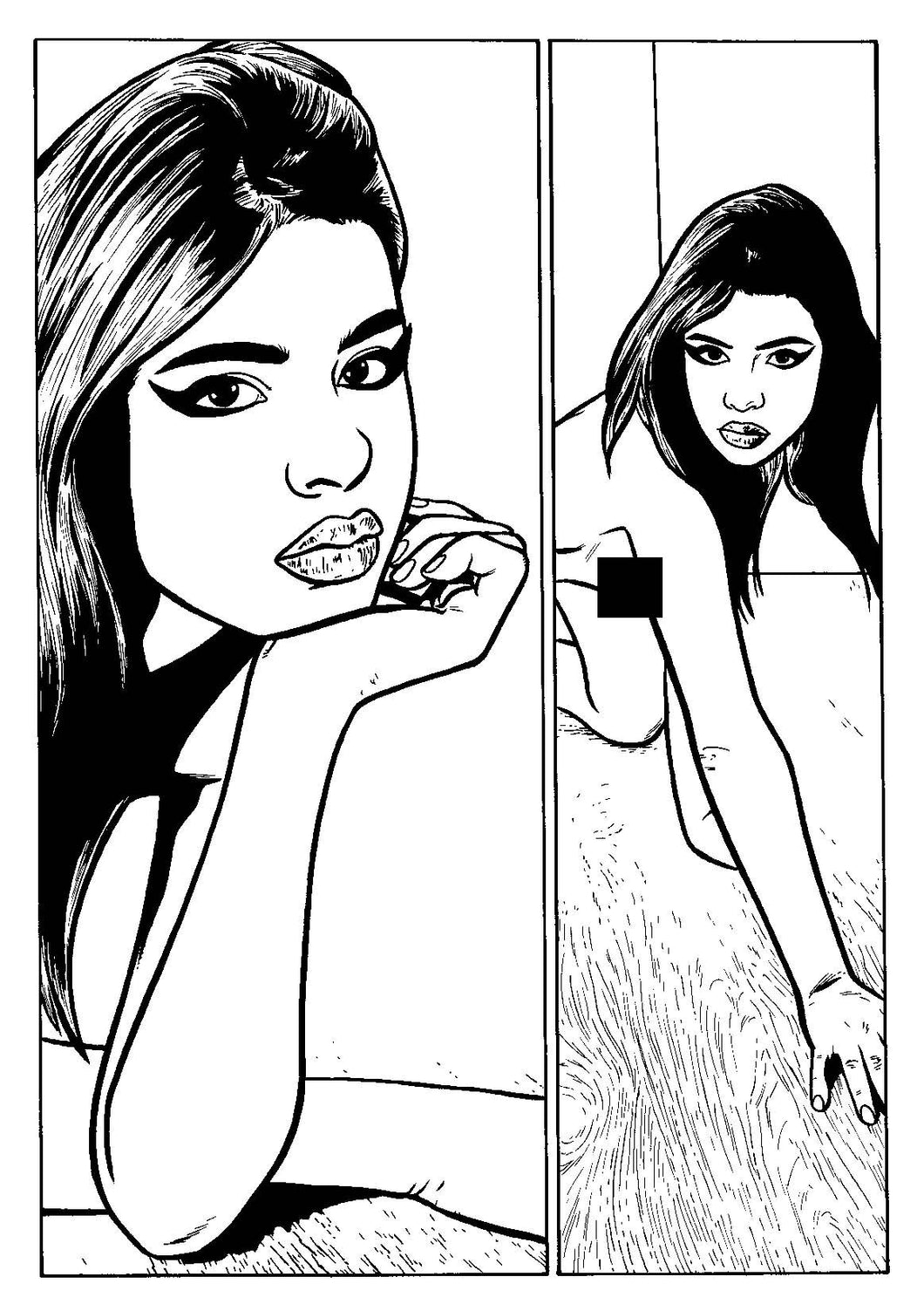 Model Behavior #9 - Page 6 - Original Art
