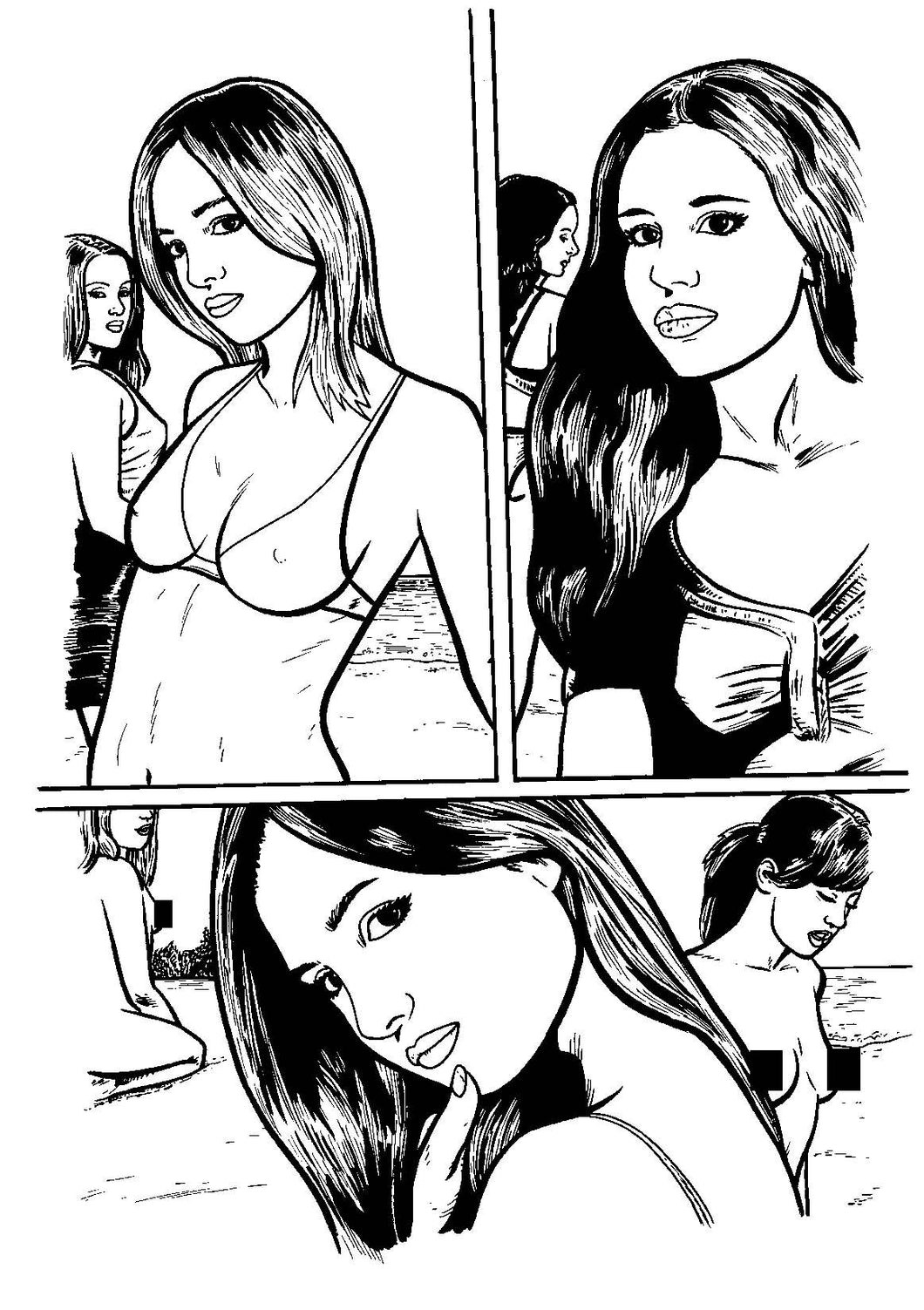 Jungle Captive Winter Special #1 - Page 7 - Original Art