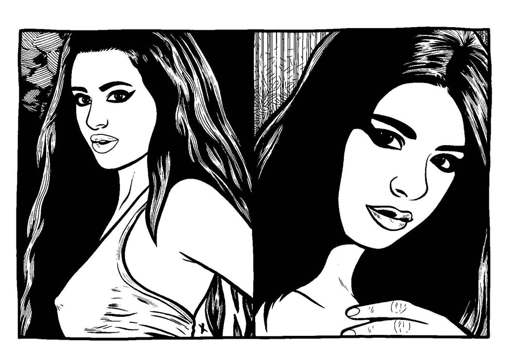 Model Behavior #9 - Cover A - Original Art