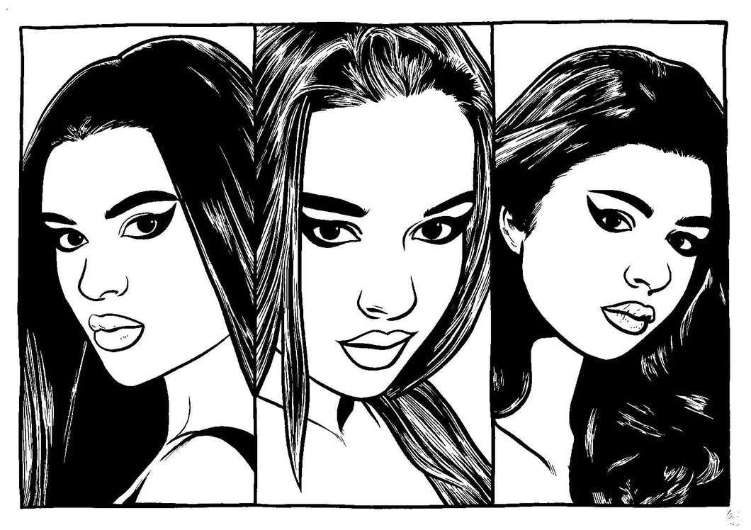 Model Behavior #8 - Cover A - Original Art