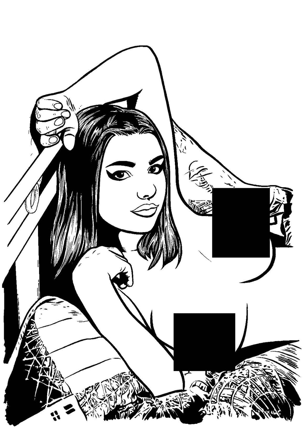 Model Behavior #7 - Cover D - Original Art