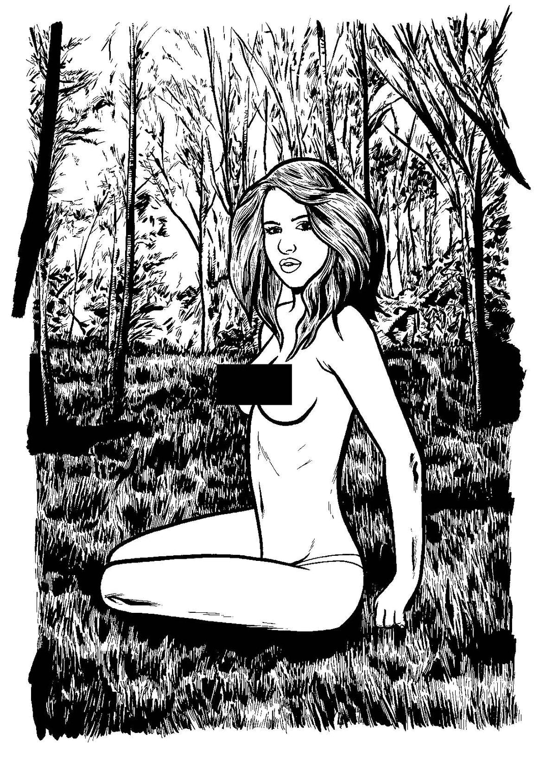Jungle Captive Bad Girls Special #1 - Page 10 - Original Art