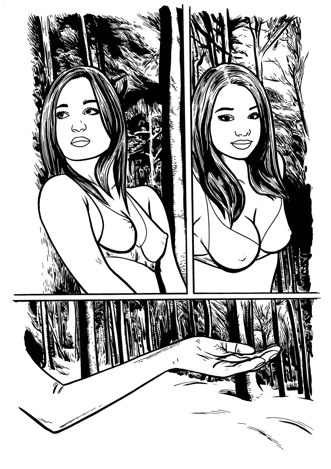 Jungle Captive #3 - Story Page 04 - Original Art