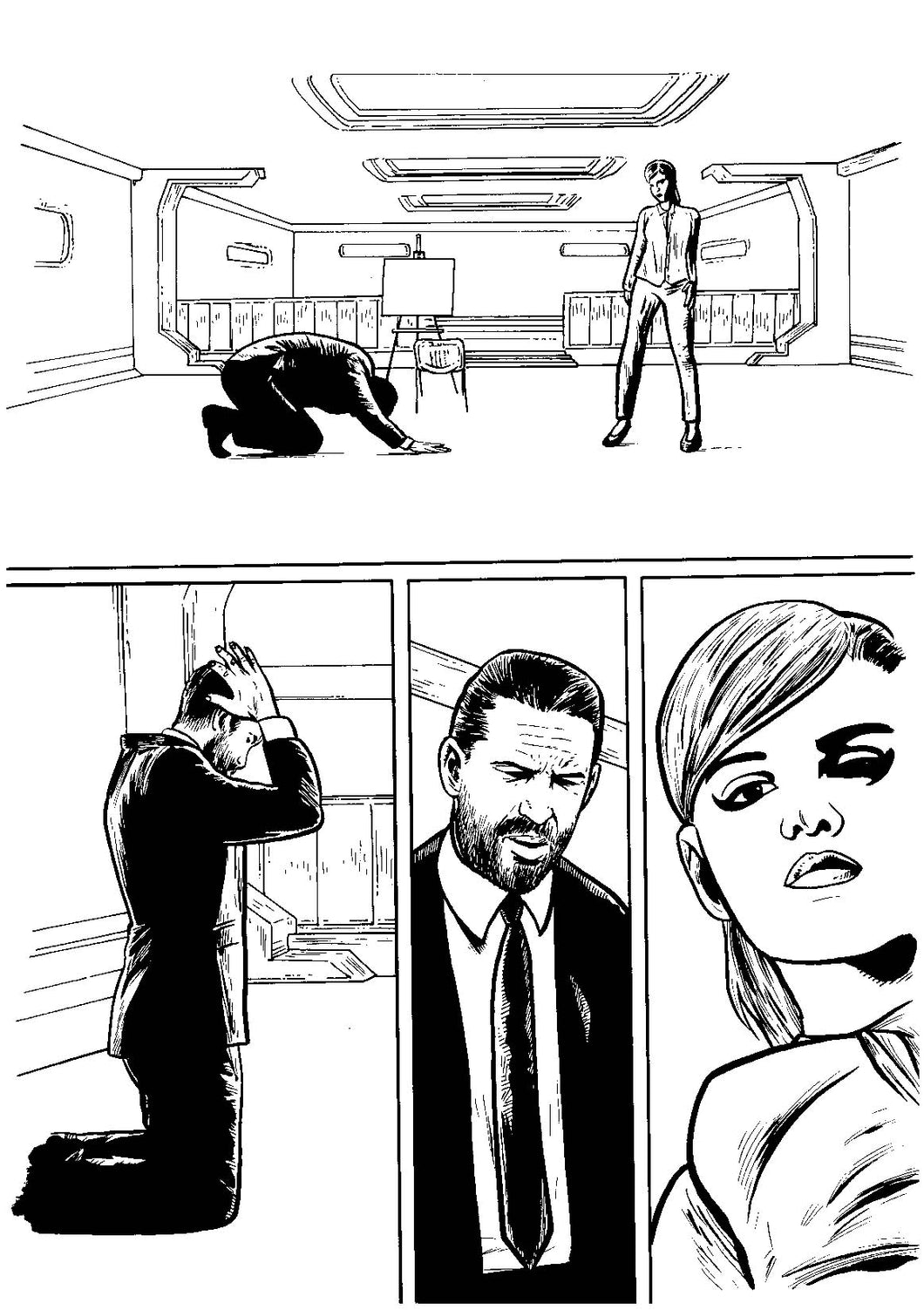 Bad Girl Comics Anthology: Subject 0451 - Page 11 - Original Art