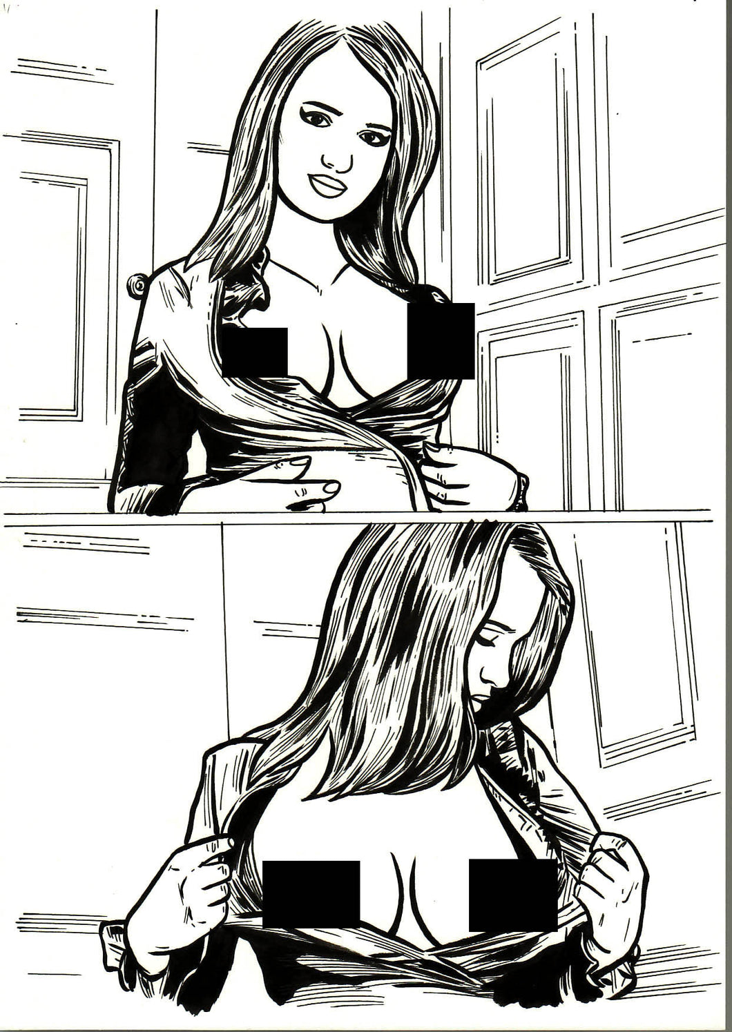 Bad Girl Comics Anthology Vol 1 - Camgirls Page 11 - Original Art