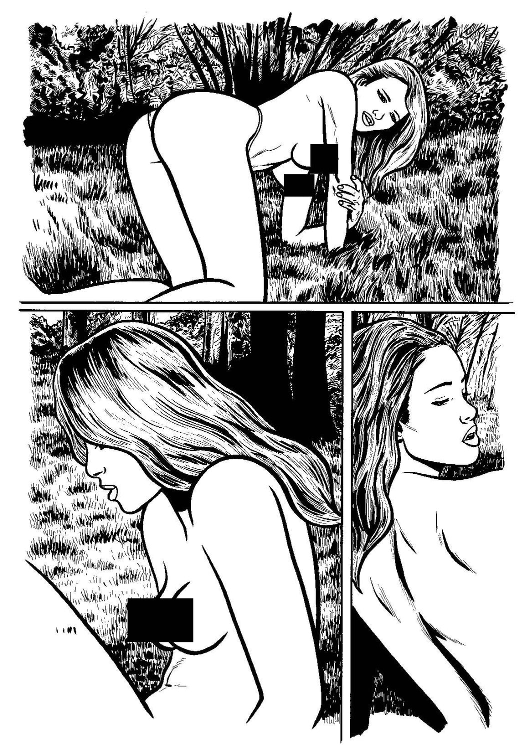 Jungle Captive Bad Girls Special #1 - Page 11 - Original Art