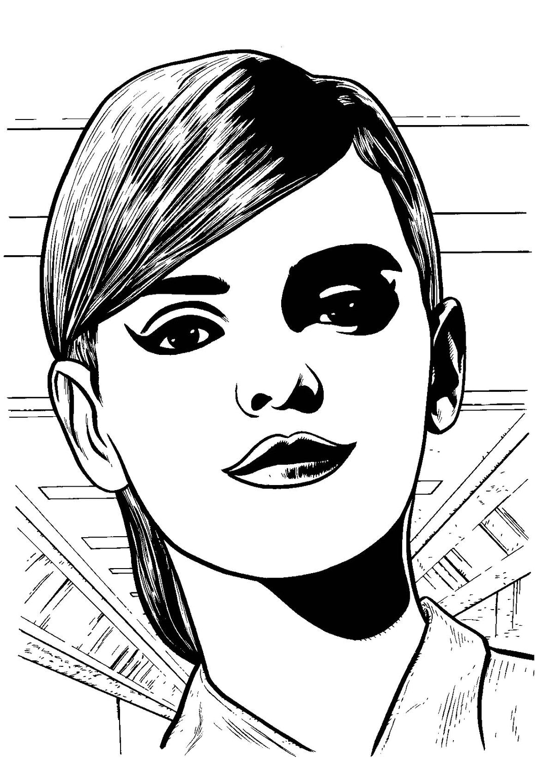 Bad Girl Comics Anthology: Subject 0451 - Page 12 - Original Art