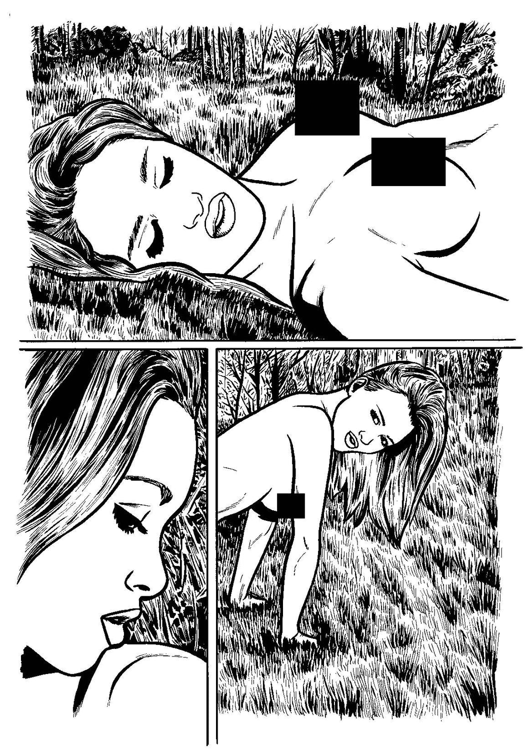 Jungle Captive Bad Girls Special #1 - Page 12 - Original Art